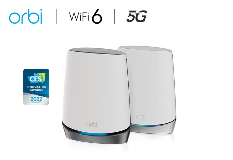 Orbi NBK752 - AX4200 5G Tri-Band Mesh WiFi 6 System